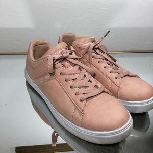Ralph Lauren Polo Tennis Shoes Sneakers Pink / Tan